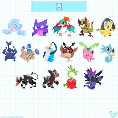 Alphabet - H