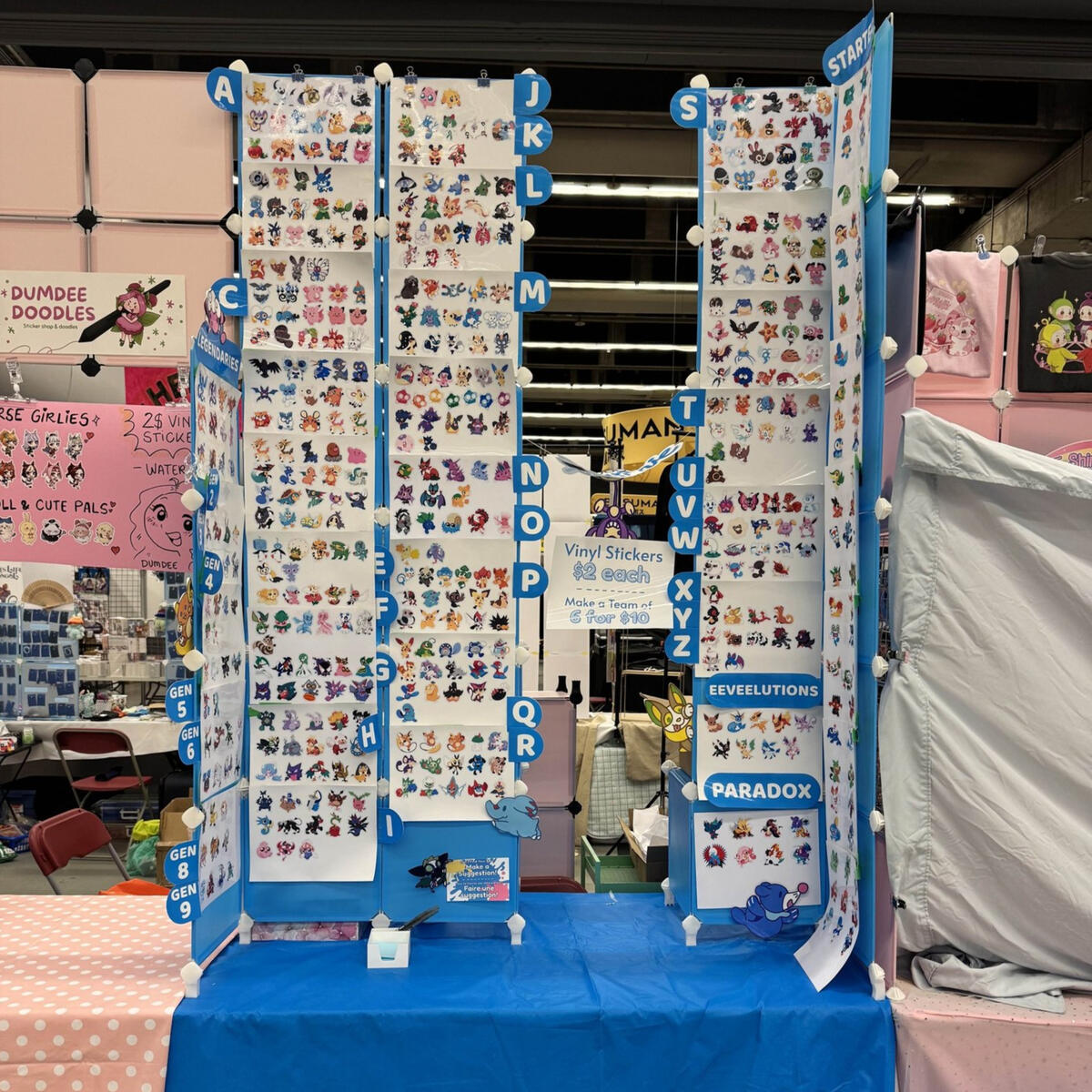 Otakuthon 2025 Premium Artist Alley Table